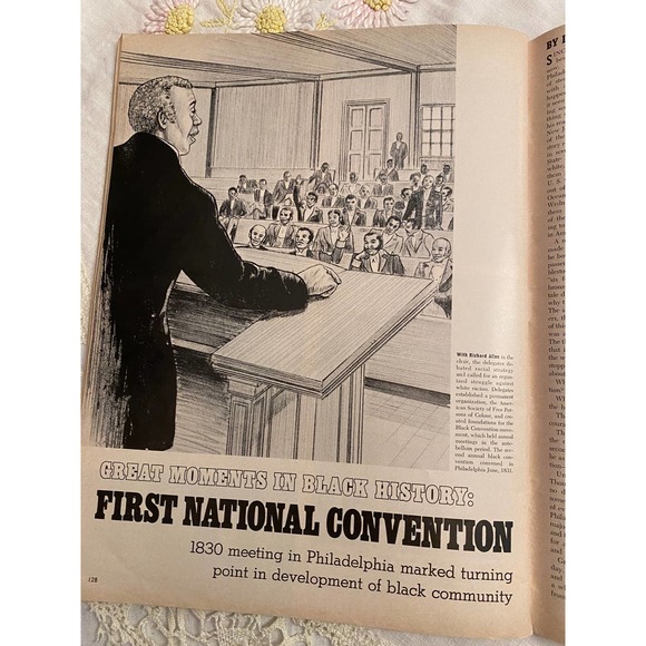 Ebony Magazine February 1975. Barbara Jordan - Picture 12 of 13